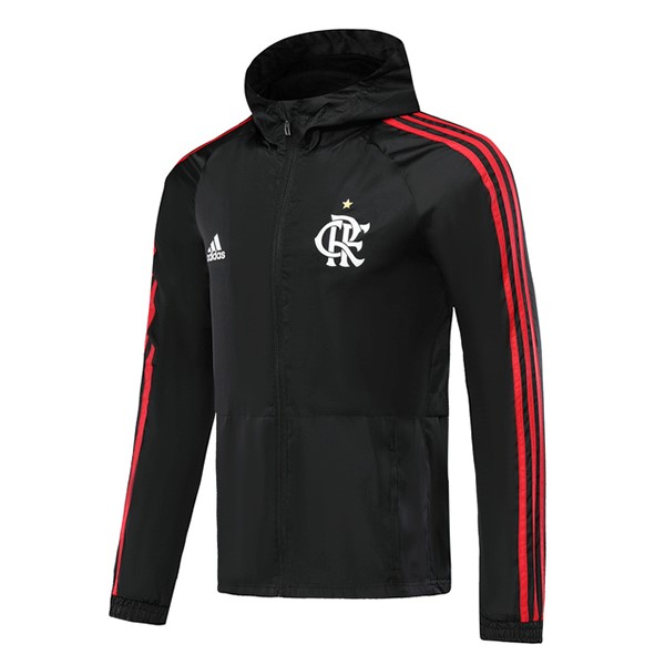 Windjacke Flamengo 2019-20 Schwarz Rote Fussballtrikots Günstig